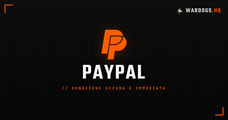 Dona con PayPal — WARDOGS.HQ